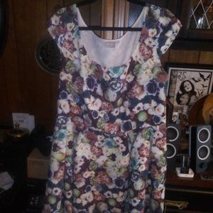 eShakti Floral Print Dress